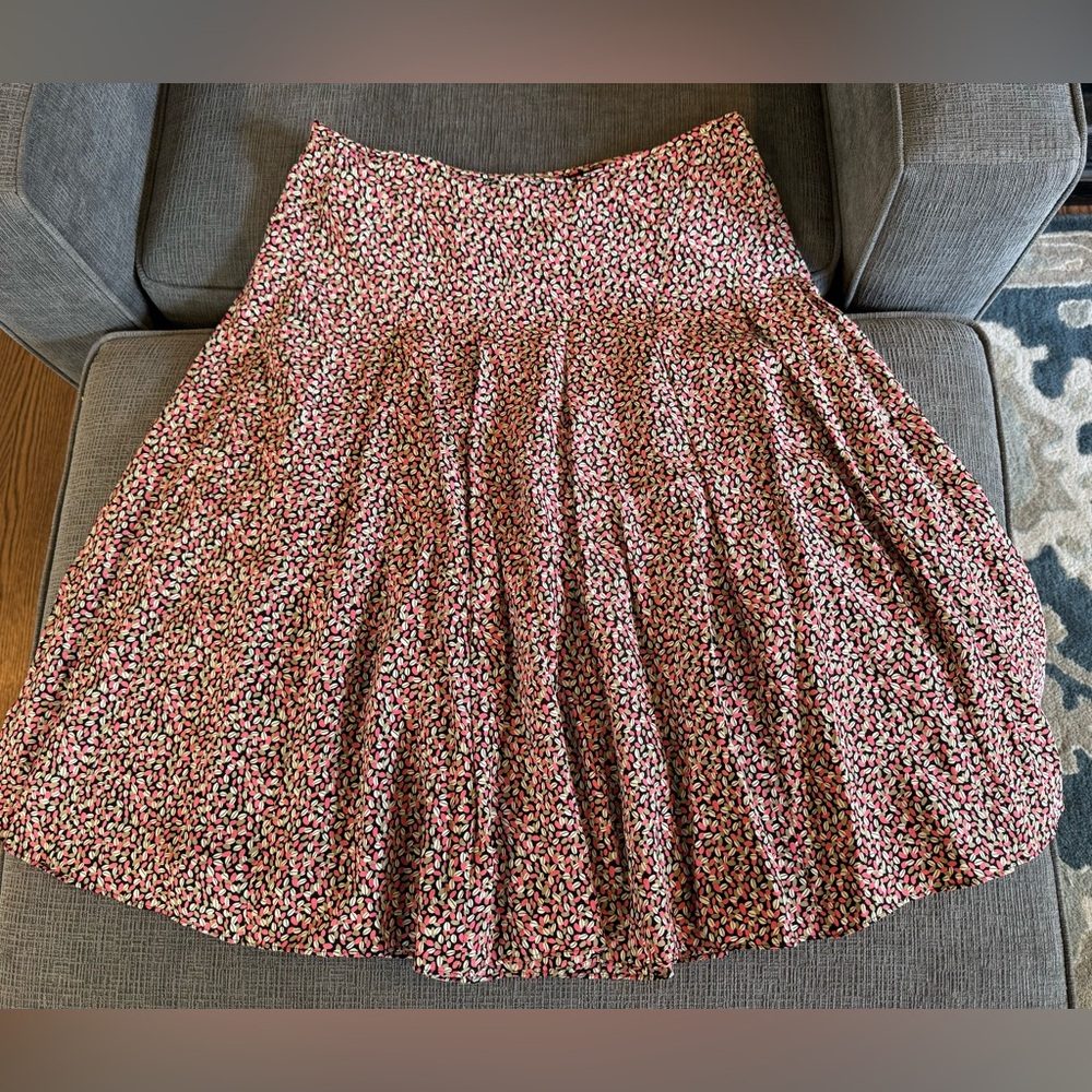Talbots Women’s multi colored print skirt size 12